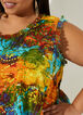 Frayed Tie Dyed Layered Top, Multi image number 2