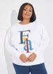FILA Araceli Fleece Sweatshirt, White image number 0