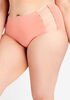 Cutout Micro Hipster Briefs, Coral image number 3