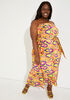 Strapless Printed Maxi Dress, Multi image number 2