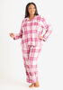Anne Klein Printed Pajama Set, Very Berry image number 0