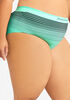 Stripe Seamless Hipster Panty, Bright Green image number 1