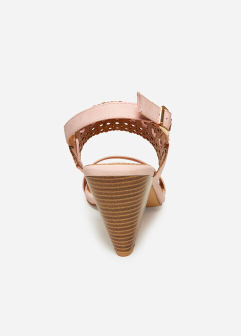 Sole Lift Conical Wide Width Sandal, Light Pink image number 3