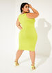 The Andrea Dress, Bright Chartreuse image number 1