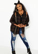 Plus Size Curvy Girl Plaid Button Up Zip Front Tunic Boyfriend Shacket image number 0