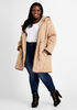 Vince Camuto Hooded Quilted Coat, Camel Taupe image number 2