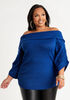 Marilyn Off The Shoulder Sweater, Sodalite image number 0