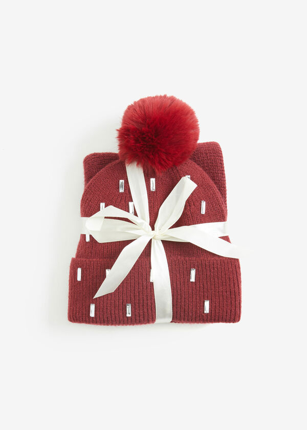 Embellished Hat Gift Set, Rhododendron image number 0