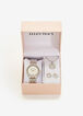 Ellen Tracy Silver Watch 3PC Set, Silver image number 1