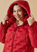 Quilted Puffer Coat, Red image number 2