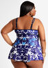 Noon Swim Abstract Swimdress, Royal Blue image number 1