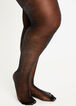 Silver Lurex Opaque Tights, Black image number 0