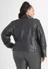 Levis Stud Faux Leather Moto Jacket, Black image number 1