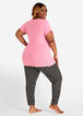 YMI Mascara Polka Dot PJ Pants Set, Pink image number 2
