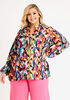 Abstract Split Neck Tunic, Multi image number 0