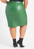 Faux Stretch Leather Skirt, EDEN image number 1