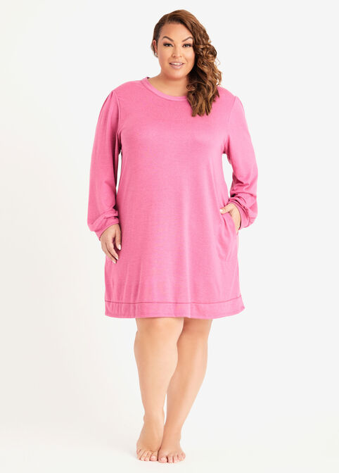 Company Ellen Tracy Sleepshirt, Pink image number 0