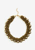 Braided Gold Tone Necklace, Gold image number 0