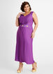 Flattering Plus Size Grommet Maxi Dress Plus Size Sleeveless Dress image number 0