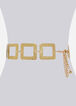 Gold Textured Chain-Link Belt, Gold image number 0