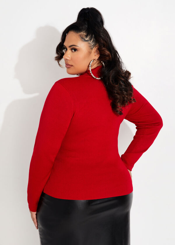 The Renata Sweater, Red image number 1