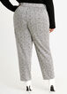 Knit Tweed Ankle Pant, Grey image number 1