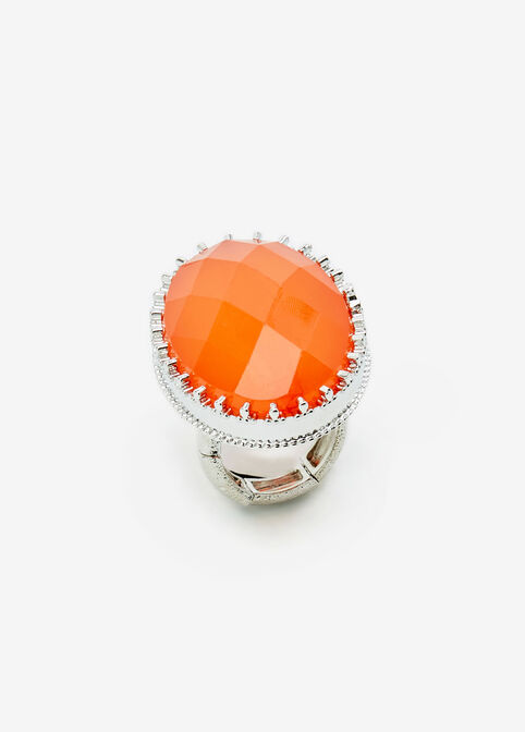 Oversize Resin Stretch Ring, Koi image number 0