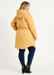 Hooded Quilted Long Coat, Pale Gold image number 1