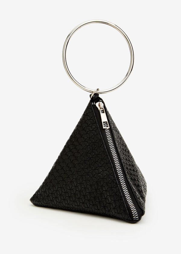 Ring Clutch - Black Pyramid