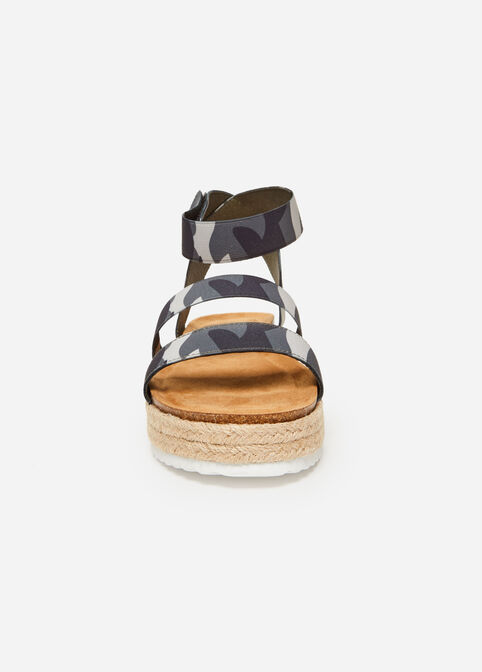 Strappy Wide Width Espadrilles, Multi image number 4