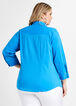 Classic Cotton Button Up Top, Dresden Blue image number 1