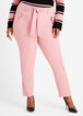 Belted High Waist Skinny Pant, Foxglove image number 0