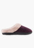 Isotoner Ann Chenille Slippers, Purple image number 1