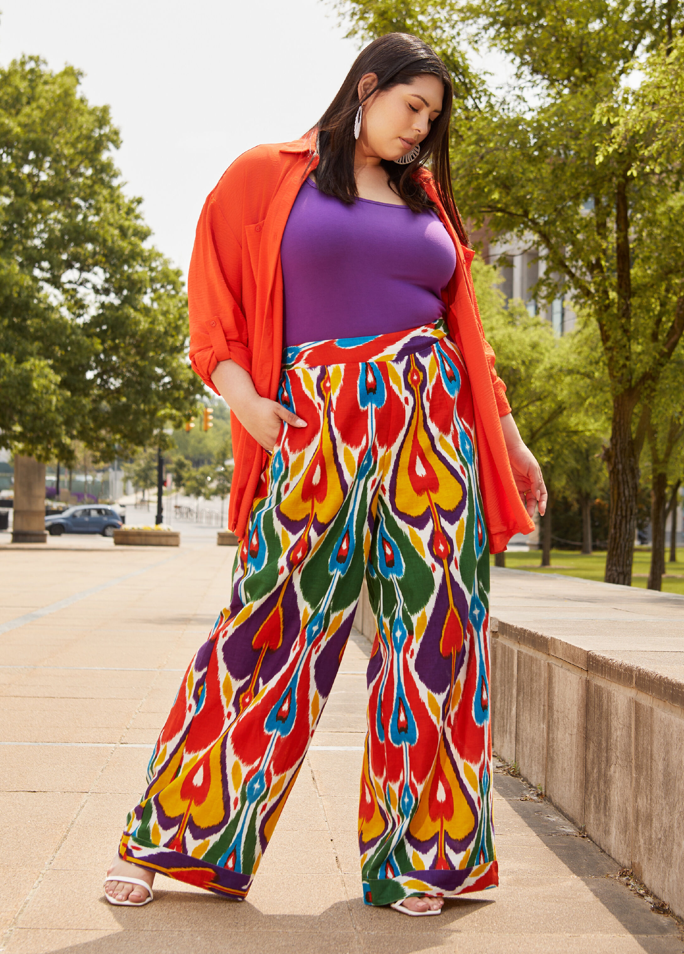How to wear palazzo pants for plus size women  Voonik Fashion