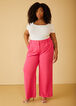 High Rise Crepe Trousers, Pink Peacock image number 3
