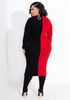 The Ameir Sweater Dress, Red image number 1