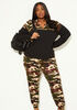 Camo Print Paneled Pullover, Multi image number 2
