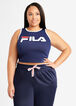 Plus Size FILA Curve True Tank Skirt Squad 2pc Outfits Athleisure Sets image number 0