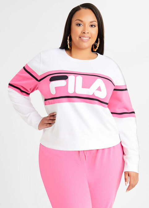 FILA Curve Made The Cut Sweatshirt, Pink image number 0