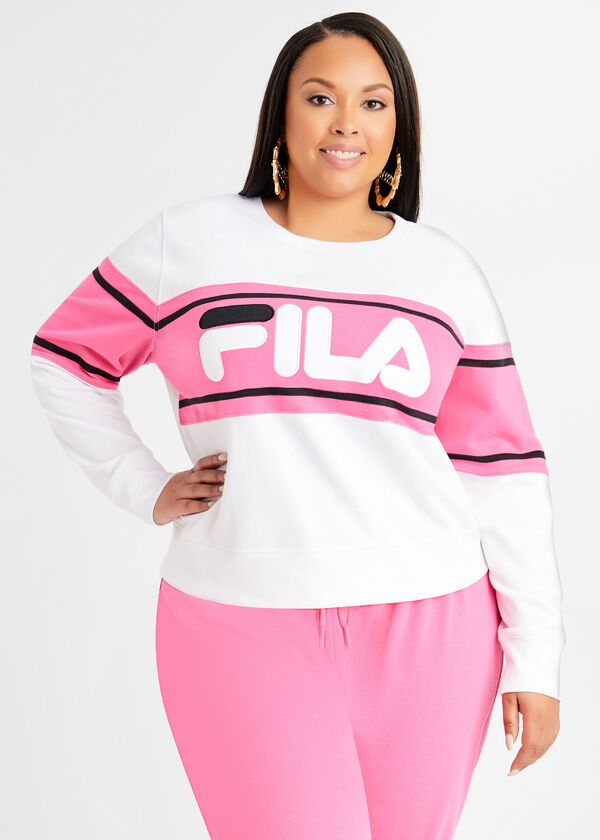 FILA Curve Made The Cut Sweatshirt, Pink image number 0