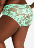 Lace Bikini Panty, Bright Green image number 2