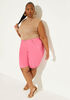Distressed Denim Shorts, Fandango Pink image number 3