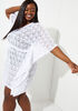 Fit4U Crocheted Cover Up, White image number 3