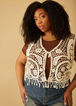 Crochet Vest, Ivory image number 2