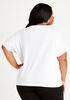 DKNY Jeans Logo Graphic Tee, White image number 2