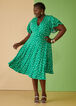 Polka Dot Wrap Dress, Jelly Bean image number 3