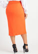 Stretch Crepe Pencil Skirt Spicy Orange, SPICY ORANGE image number 1