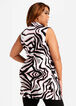 Ruched Draped Sleeveless Top, Multi image number 1