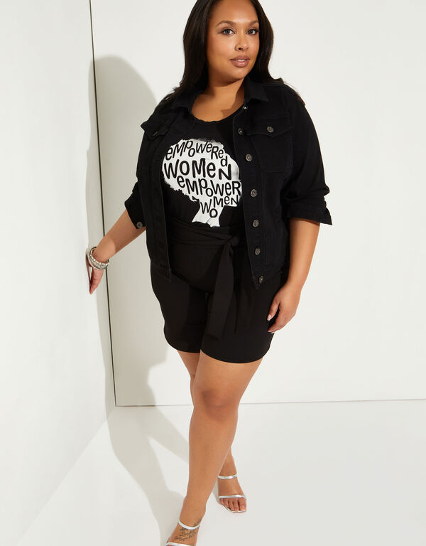 Empowered Women Graphic Tee, Black image number 0