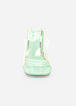 Clear Medium Width Slide Sandals, Mint Green image number 4